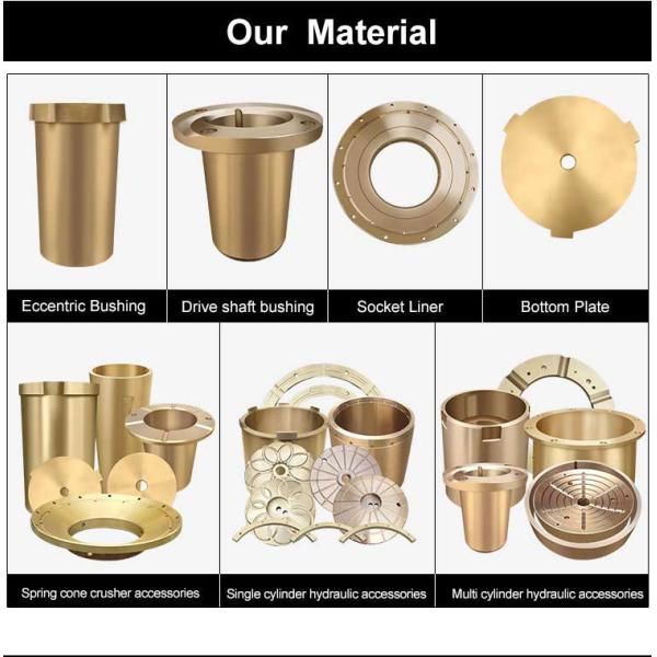 Tin Bronze Globe Bearing Cone Crusher Spare Parts