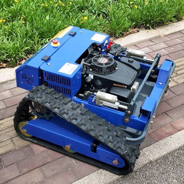 Gasoline-Powered 4-Stroke Single Cylinder Cordless Remote Control Lawn Mower with Start/Stop Feature Industrial & DIY Grade