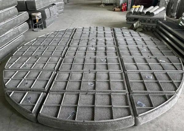 SS316L OEM Knitted Mesh Demister Foam Separator for Gas Liquid Separation