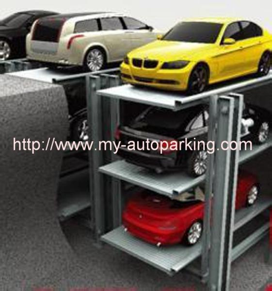 2-3 Cars Residential Pit Parking LiftHydraulic Garage Car Lift Home Garages Parking System