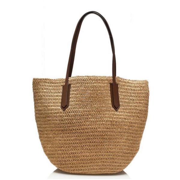 Female star resort beach shoulder bag straw bags rattan bag high quality