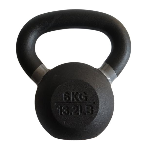 Power Coated Gym Equipment Kettlebells 5lb-80lb Size Cast Iron Material