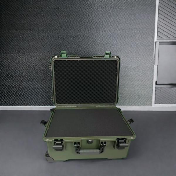 Protective Plastic case with Wheels Trolley Tool case Box Flight case Trolley Plastic Box with Foam