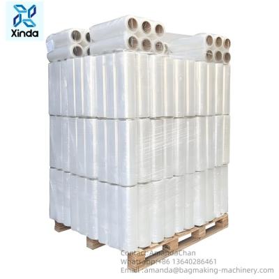 Customized Transparent PE Stretch Film Packaging To Protect Pallet Logistics Packaging