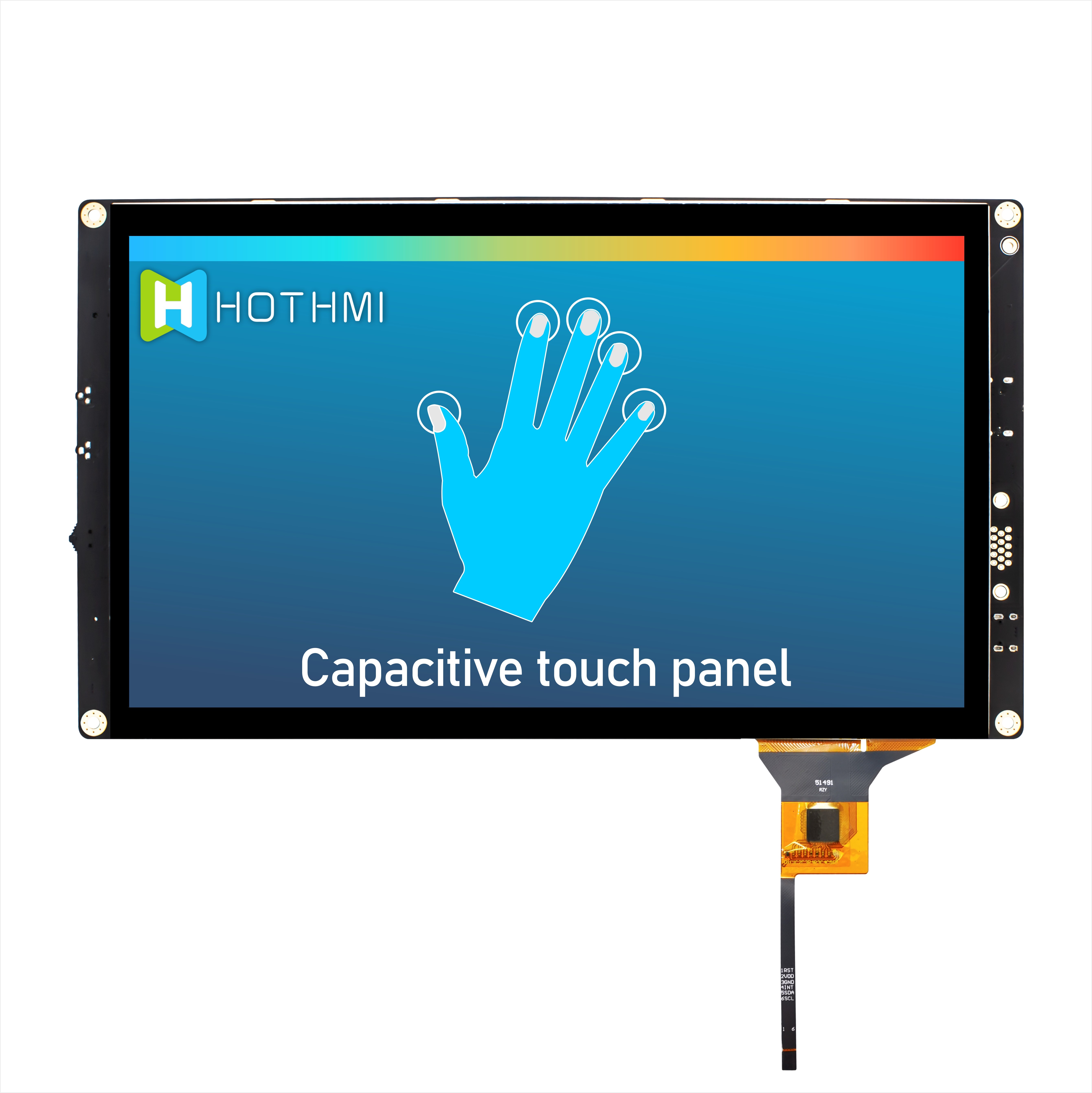 10.1 дюймовый HI IPS 1024x600 TFT LCD дисплей с емкостным сенсорным дисплеем с Raspberry Pi