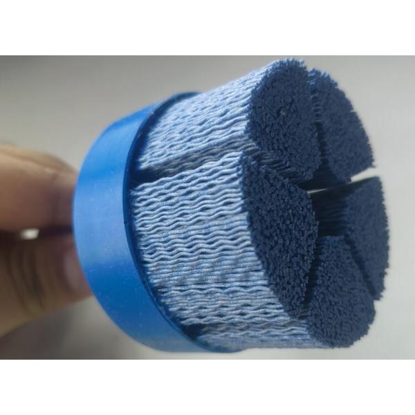 80mm Blue Bristle Ceramic Deburring Brush Disc for Surface Finishing