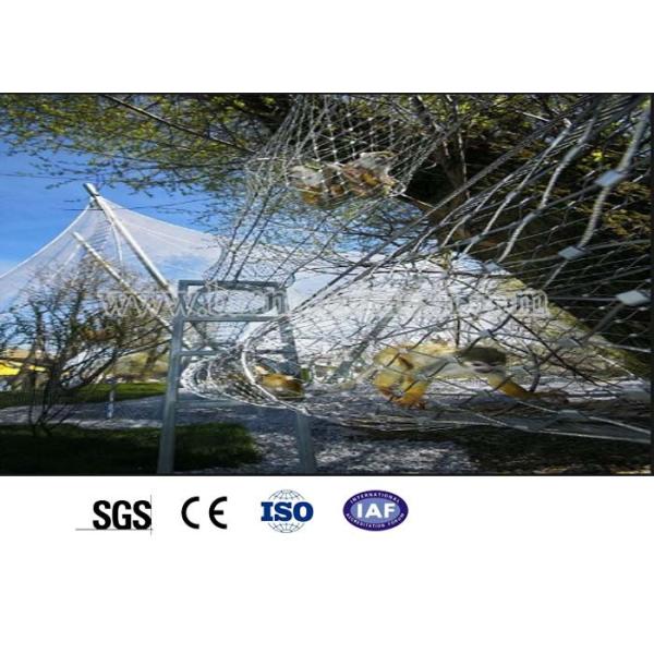 1.2Mm Stainless Steel Ferrule Rope Mesh For Aviary Bird Zoo Mesh