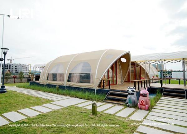 5m Clear Span Luxury Glamping Tents Resort Platform