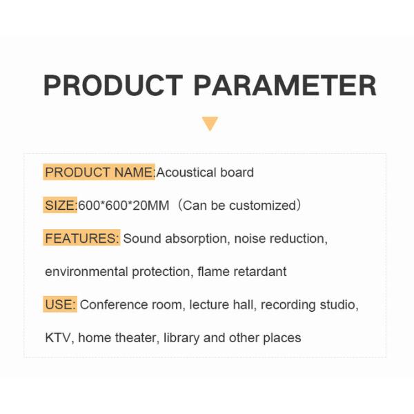 Панель внутренней стены 2400*600*22mm предкрылков MDF деревянная акустическая