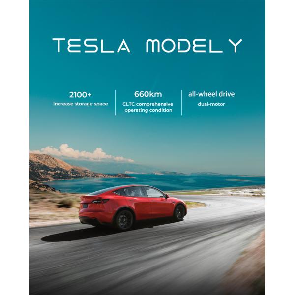 Left Steering Tesla MODEL Y Electric Cars EV 5 Seats Sedan 78.4KWH