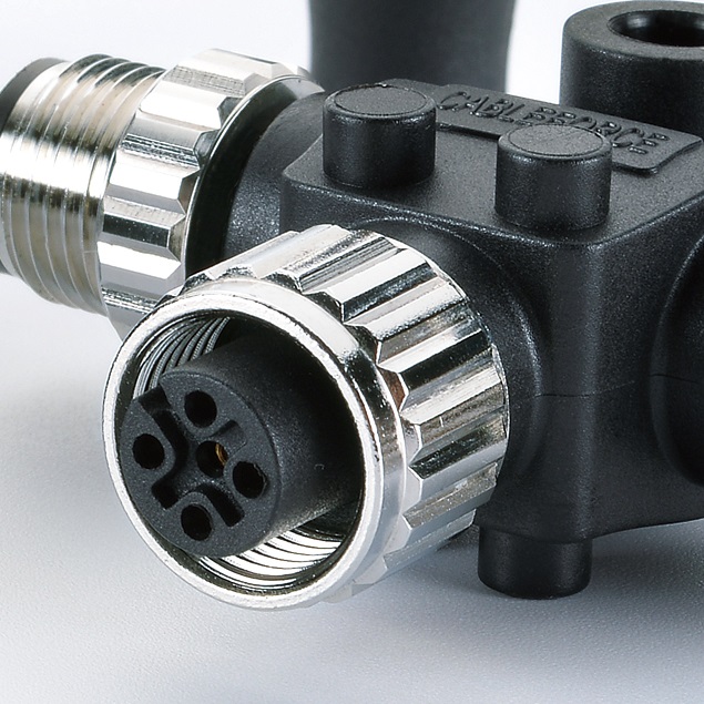 Кабель Splitter масла устойчивый M12 y Pin M12 кода 5 к кабелю M8