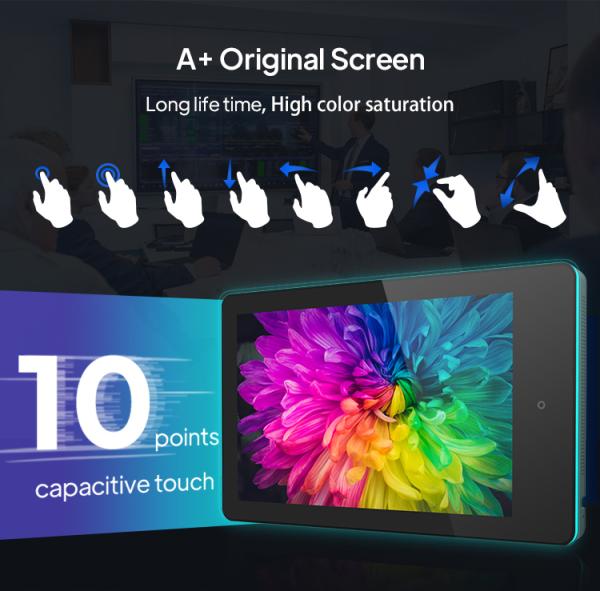 POE NFC アンドロイド タブレット PC OEM 10.1 インチ RK3288 CPU 壁掛け