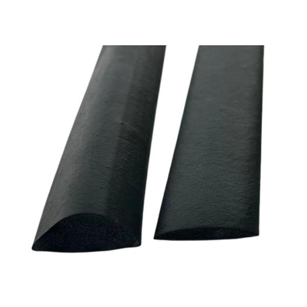 Factory Sealing Strip Big D Black EPDM Rubber Strip with 3M Adhesive Auto Soundproofing Moulding Processing Service Available
