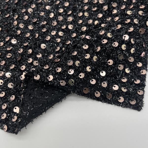 Pattern Lightweight Sequence Embroidery Fabric M01-005