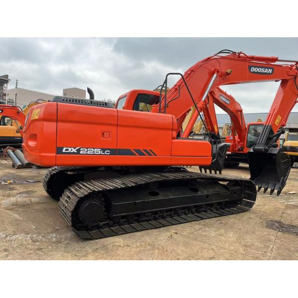 Оригинальная Корея Использованная экскаватор Doosan Dooson DX225 Подержанная экскаватор Crawler