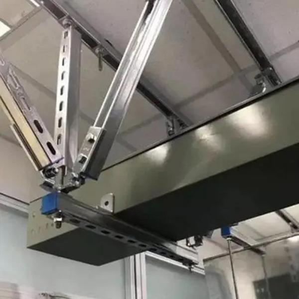 Wallmounted Cable Tray Seismic Hangers For Suspended Ceilings