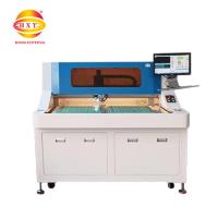 Machine de découpe automatique de PCB laser à double poste de travail à singulation à haut rendement