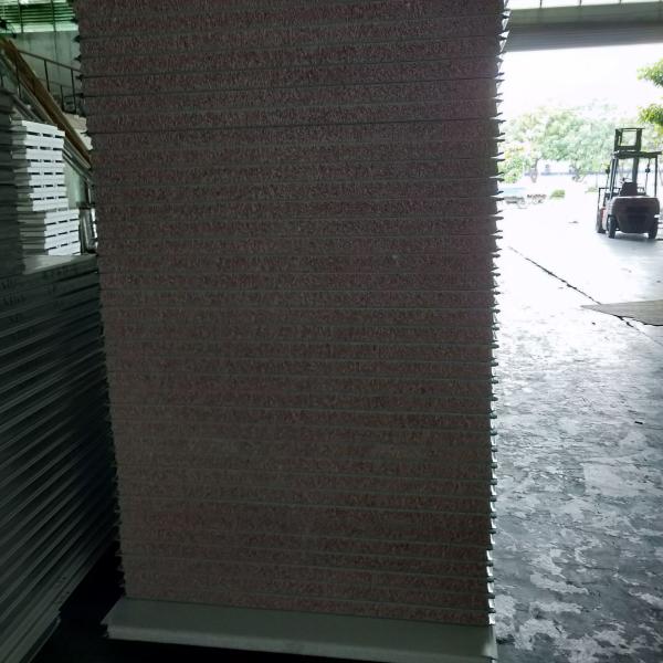 metal fireproof interior 50mm modified eps sandwich wall panel for warehouse