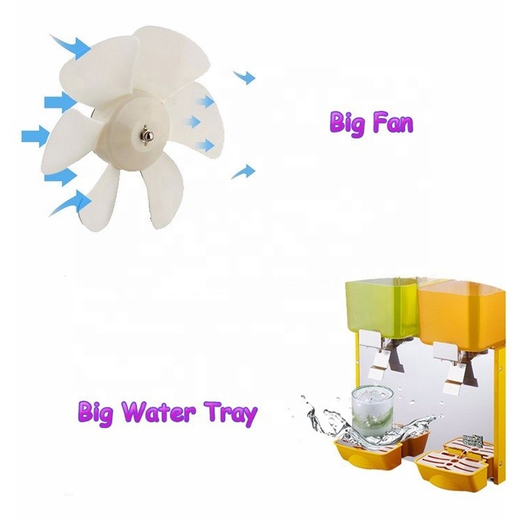 Wellcooling 3 Bowls Cold Drinks Juicer Dispenser