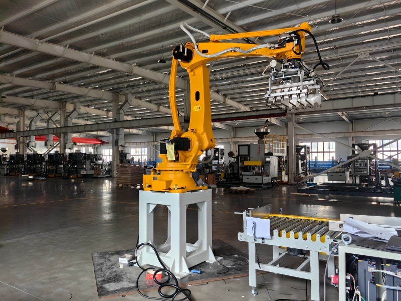 300kg–500kg Palletizing Robot – Sturdy Design For Bulk 50 Kg Bag Packaging Lines