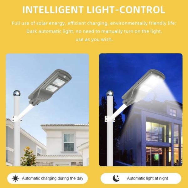 High Quality Outdoor Road Lamp Waterproof 60w All In One Solar Street Light
