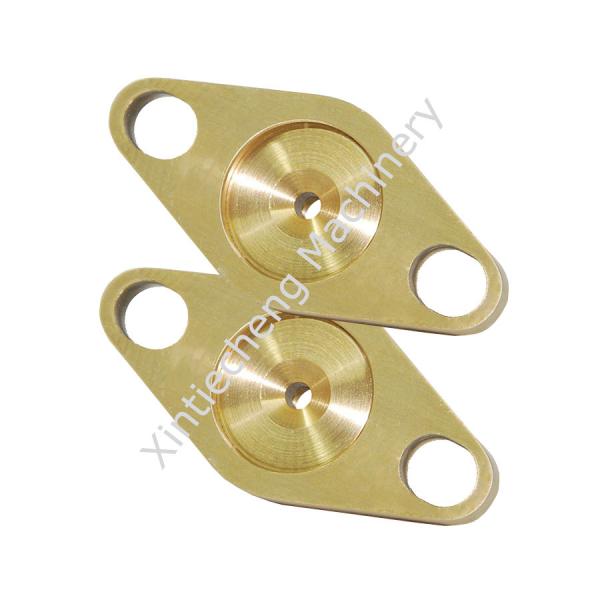 OEM CNC Food Machinery Parts Stainless Steel Copper Plated Finishing Copper