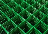 le vinyle vert de 1.8m a enduit le trou soudé de rectangle de Panels Weldmesh Sheets de grillage