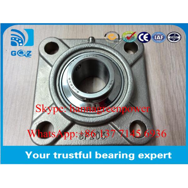 Eixo 40mm Quadrado Flanged Housing UCF208 Bloco de almofada Quatro parafuso 40x130x51.2 mm