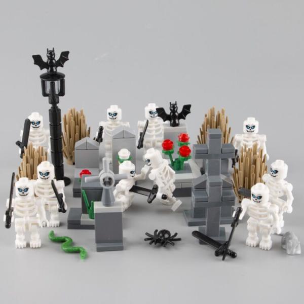 MOC bricks street view castle accessories flower bed for city construction decoration public park building blocks