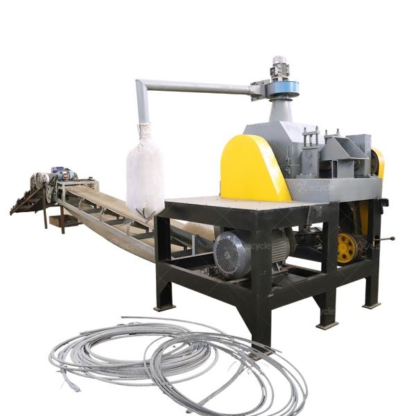 ACSR Steel Cable Crushing Machine 50m/min Cable Recycling Crusher Machine