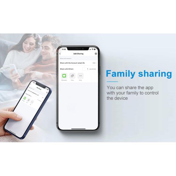 Glomarket Smart Tuya Wifi Button Wall Switch Remote/Voice Alexa/Timer Control With Lcd Screen Temperature and Humidity