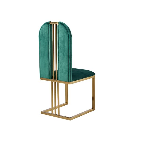 Fashionable Nordic Leather Padded Dining Chairs