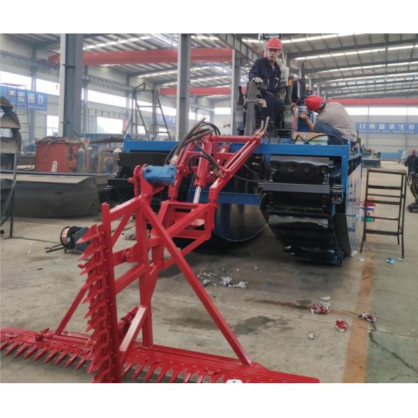 40 Inch Draught Amphibious Dredger 6.5m Dredging Depth Crawler Type