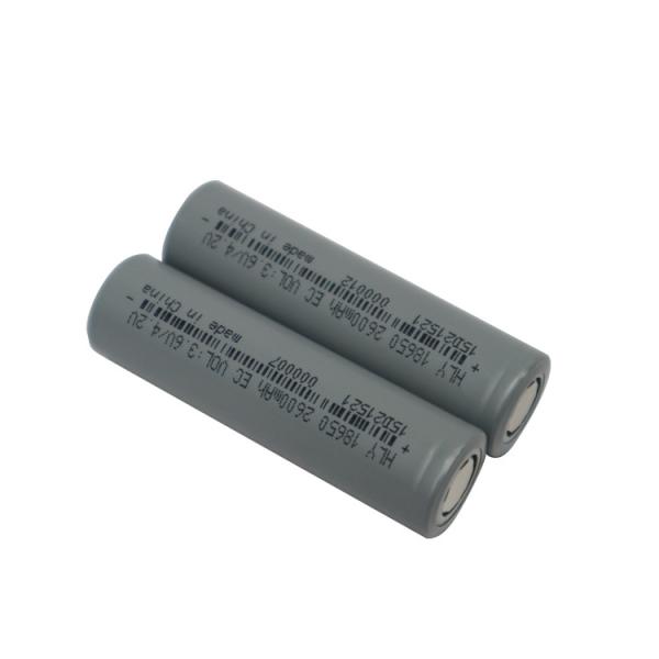 High Capability 3.6v Lithium Ion Battery 2600mah 18650 For Energy Storage