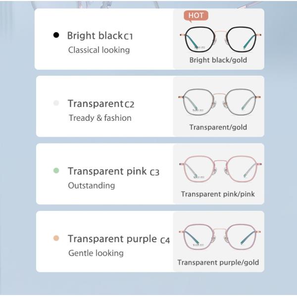 Облегченный OEM стекел титана ацетата для обеих людей и женщин
