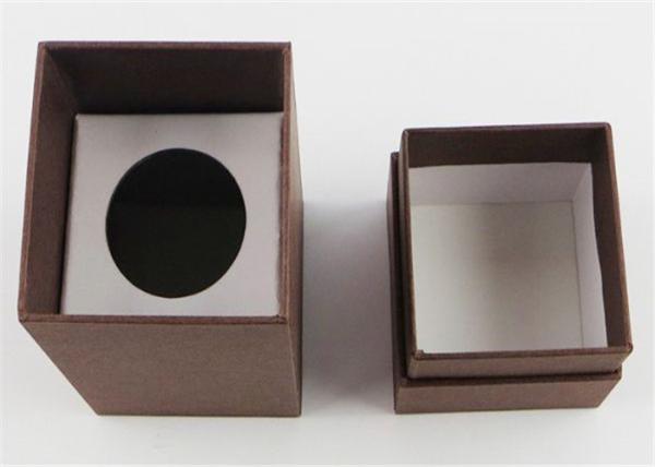 100% Recyclable Brown Cardboard Box Gift Packaging  , Square Gift Boxes With Lids