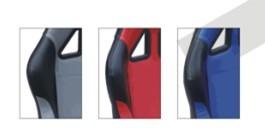 Comfortable Black And Yellow Racing Seats , Custom Racing Seats For Cars