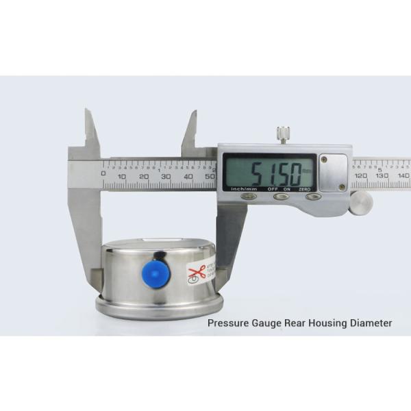 50mm Pressure Indicator Small Liquid Filled Pressure Gauge for Industrial Applications