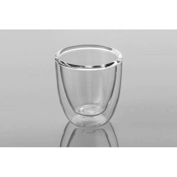 75ml Insulated Double Walled Espresso Glasses Cups 2.6 Ounce Heat Resistant