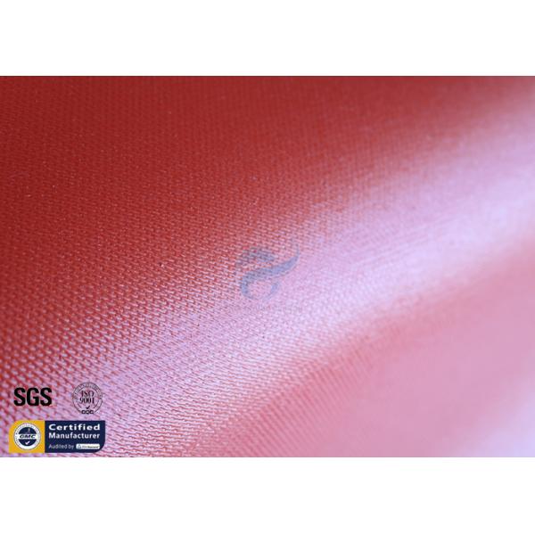 Welding Fiberglass Fire Blanket Sparks Protection Red Silicone Coating 0.8MM