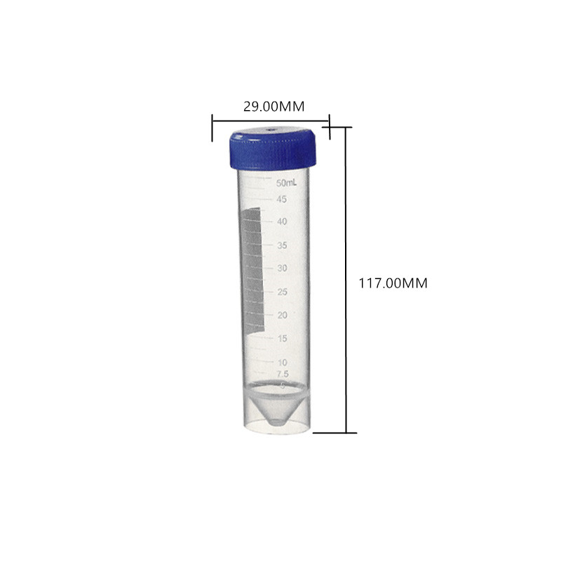Factory Supply Disposable Conical Centrifuge Tube 50ml Plastic Centrifugal Tube for Laboratory Testing Tubes