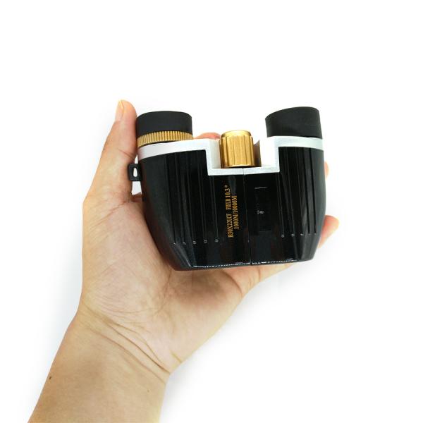 Black Silver High Power FMC Kids Binoculars Toy 8x21 For Outdoor Activities