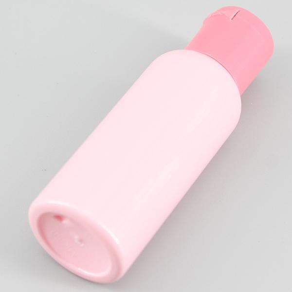1.7oz50ml Pink PET Cosmetic Bottle Small-Size Liquid Container Skincare Bottle Flip Top Cap Sprayer Pump Plastic Bottle
