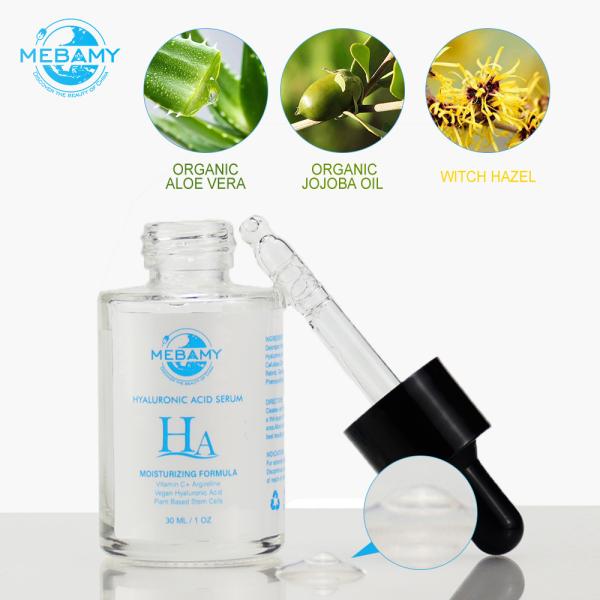 Hyaluronic Acid Hydrating Organic Face Serum Overnight Private Label
