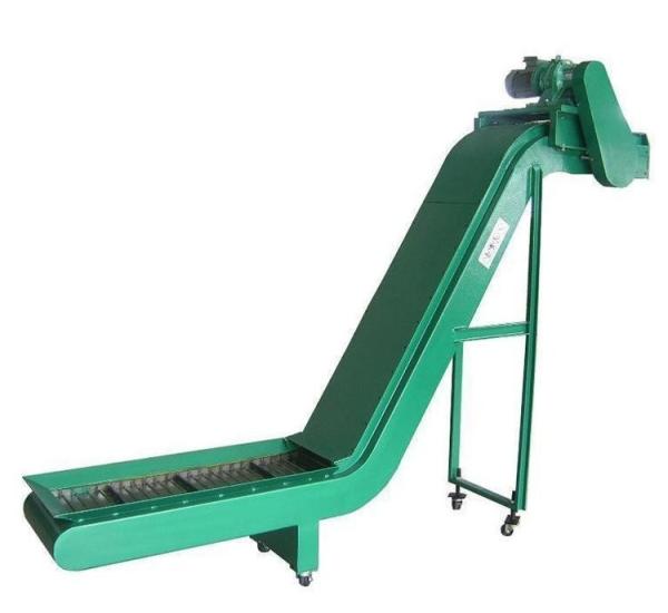 Stainless Steel Scrap Material Hinged Belt Chip Conveyor For Food Processing