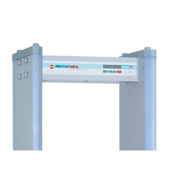 18 Zones Door Frame Metal Detector Security Gate , Commercial Metal Detector Equipment