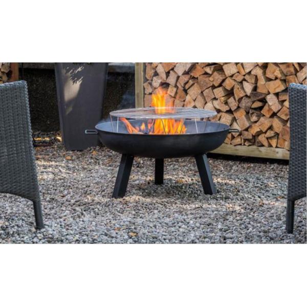 Customized Pation Black Metal Brazil Carbon Steel Round Fire Pit Bowl