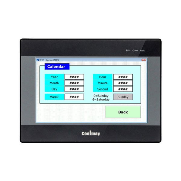 COOLMAY EX3S-8070H-44MRT  Integrated HMI PLC all-in-one  with  CPU 1GHz  hmi with plc controller for Industrial Automation