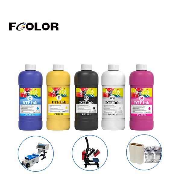 FCOLOR Fast Ship Double Sided Hotpeel Dtf Printing Film Roll DTF Film 60 cm for Dtf Printer Tshirt Heat Transfer Printing