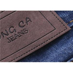 Заплаты выбитой кожи логотипа Принтабле с ярлыками одежды кожи велкро